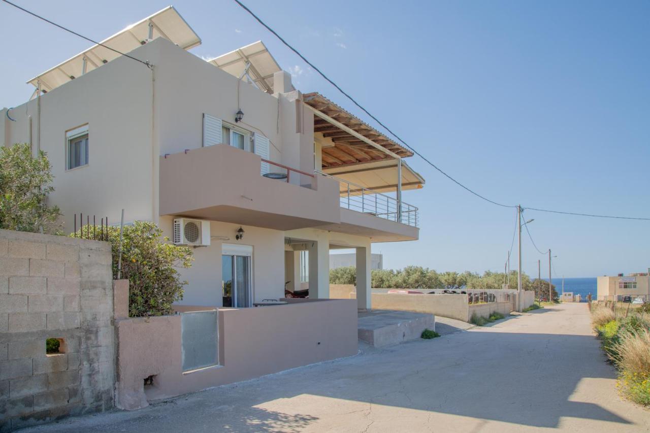 Studio Athena With Panoramic View Of Makrygialos Pilalímata 외부 사진