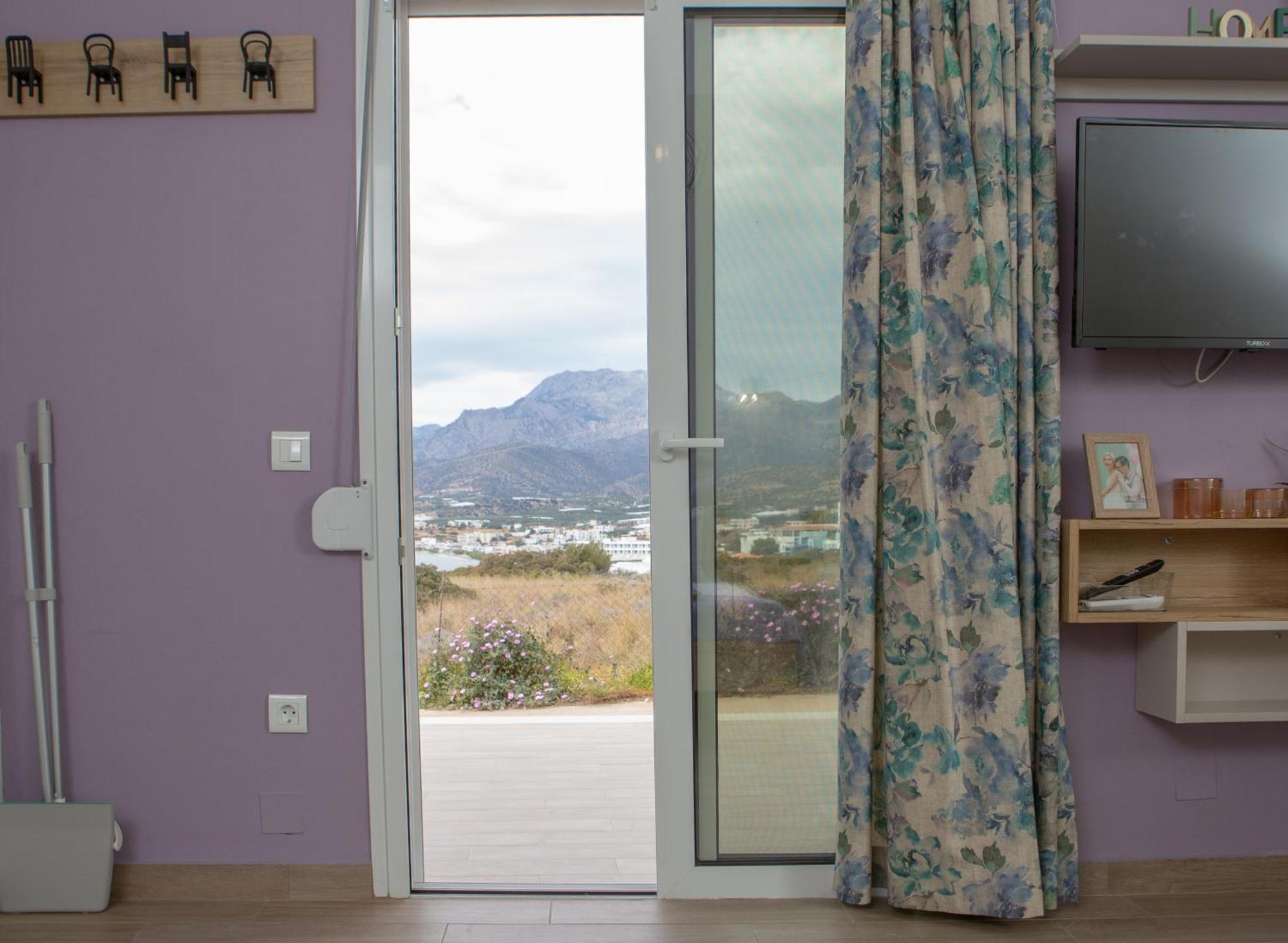 Studio Athena With Panoramic View Of Makrygialos Pilalímata 외부 사진